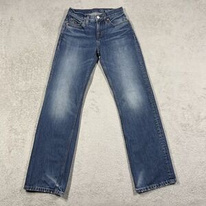 Outerknown The Beachcomber Jeans Womens 23X30 Blue Denim Wash Relaxed Straight